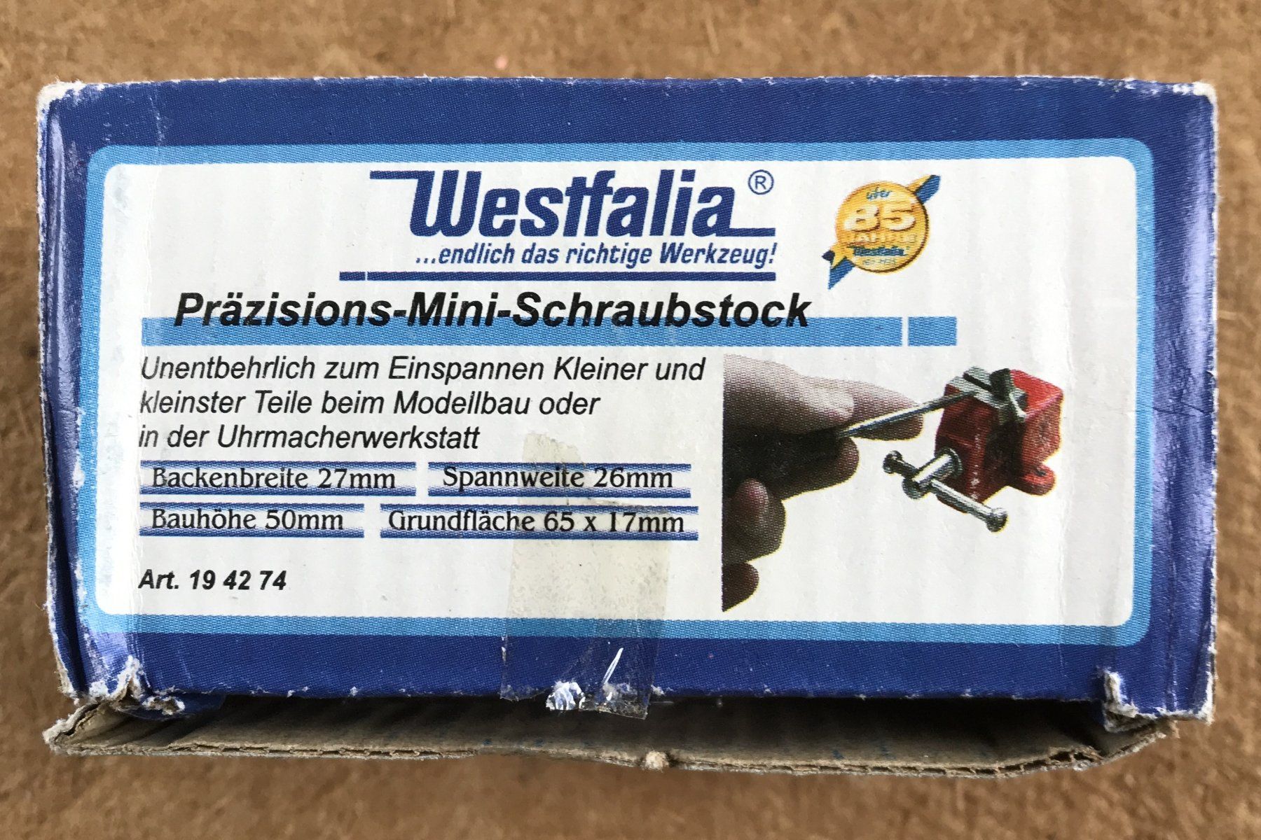 Westfalia Alle Werkzeuge: WESTFALIA FLACHFRÄSEBOHRER SET 9TLG. ORIGINALVERPACKT – Neu und originalverpackt aus Ostermundigen von wini63