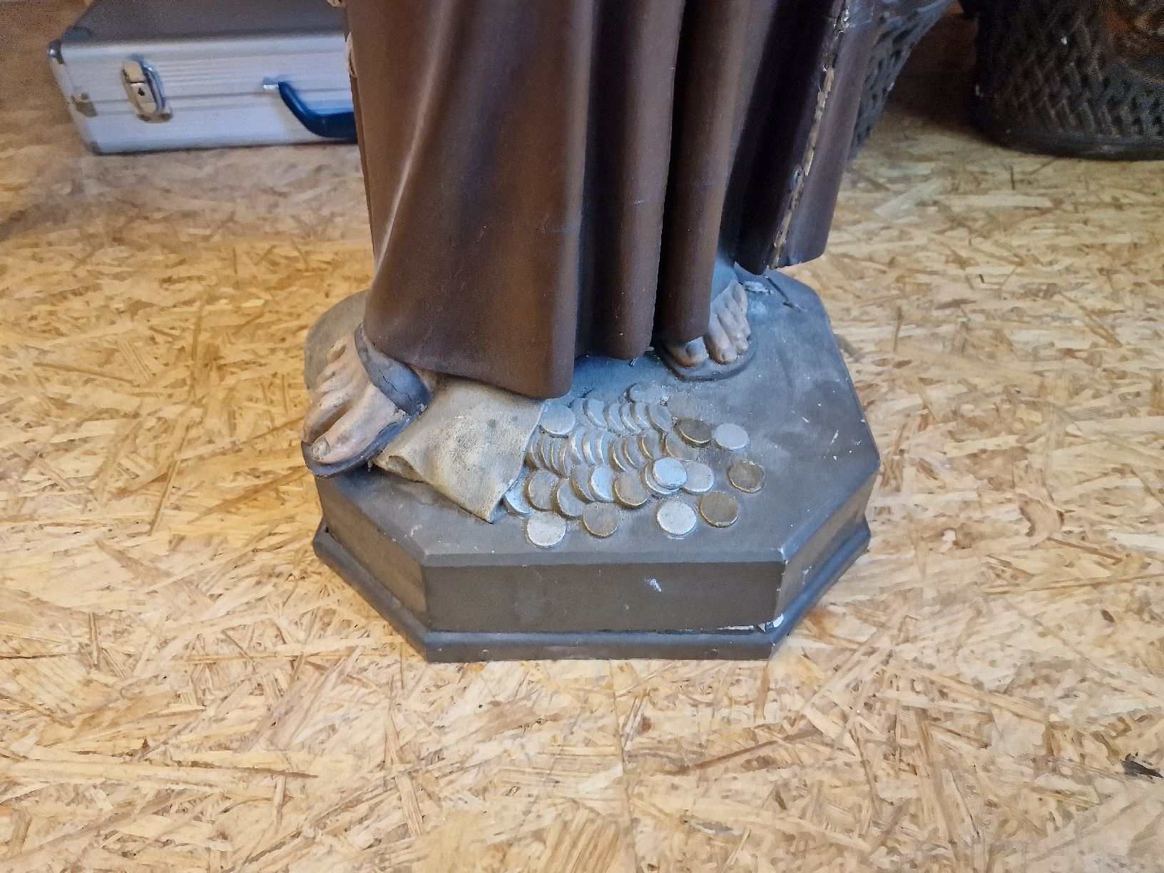 Statuette: heilige figur gibs holz – Usato da Mettlen venduto da elios0888 1