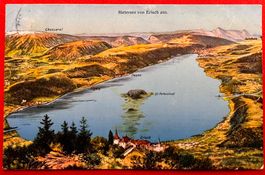 Historische Ansichtskarte: Bielersee von Erlach aus