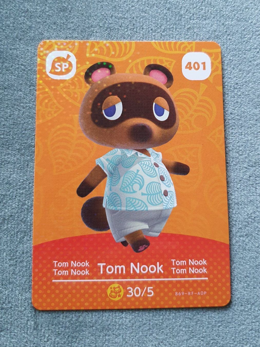 Karten: Carte amiibo Série 5 Tom Nook #401 – Gebraucht aus Cossonay-Ville von cba_69tt