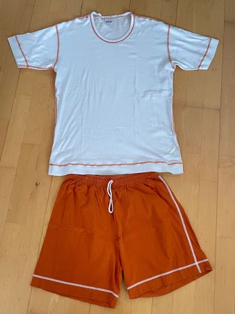 Pyjama / Herren Pyjama, Isa, Gr. M, Baumwolle, ab 1.- !