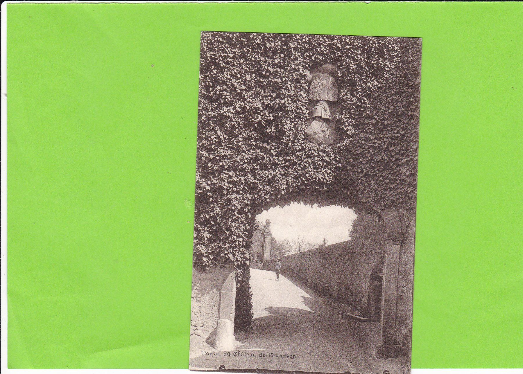 Cartoline postali: Portail du Château du Grandson – Usato da St. Peterzell venduto da neckertal