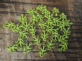 lego 2423 lot de 30 pièces Lime Plant Leaves 4 x 3
