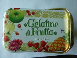 BLECHDOSE GELATINE ASSORTITE ALLA FRUTTA. ITALIEN