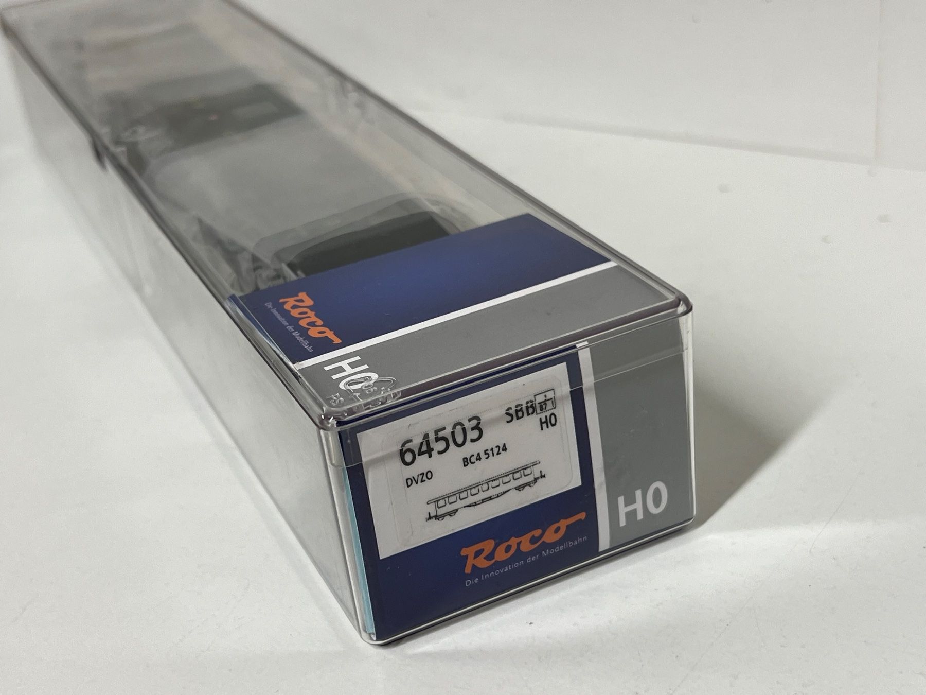 Roco Modellini di ferrovie: Roco 64503 DVZO BC4 5124  H0 DC – Nuovo e nell'imballaggio originale da Neuenhof venduto da ludovicco 2