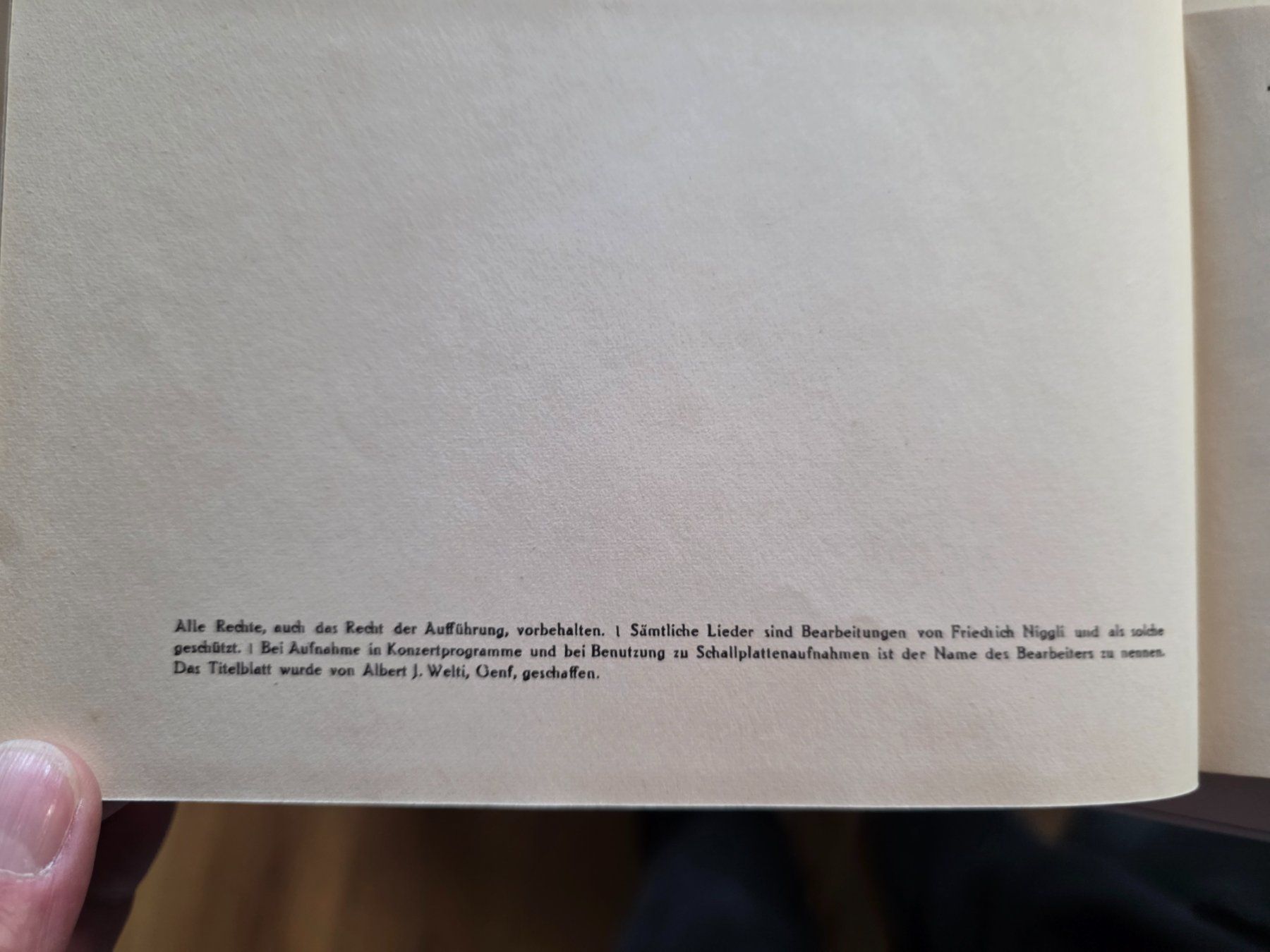 Libri: Lieder aus der Heimat - Friedrich Niggli - 1930 – Usato da Walterswil BE venduto da Lonitti 3