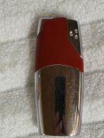 Colibri QTR 6000 Feuerzeug, Rot/Silber, Top Zustand!
