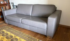 Leder Bettsofa