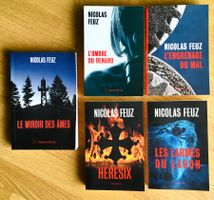 5 romans policiers Nicolas Feuz - Ed. Slatkine grand format