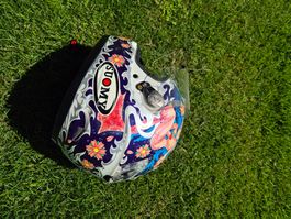 SUOMY Motorradhelm mit Tintenfisch & Meerjungfrau