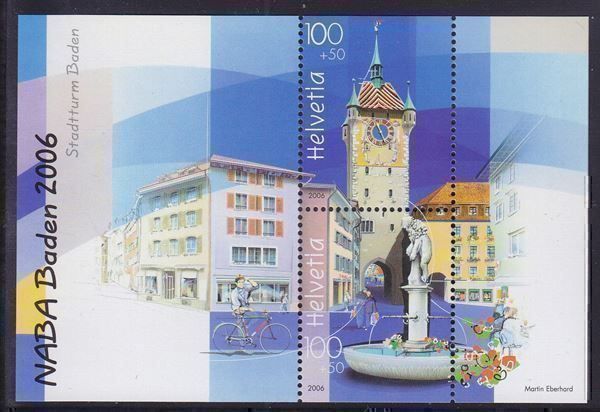 Tutti i francobolli: 2006  NABA  Badener Sonderblock  W96  Nr.2 ** Postfrisch ** – Nuovo (secondo la descrizione) da Adliswil venduto da Aenti