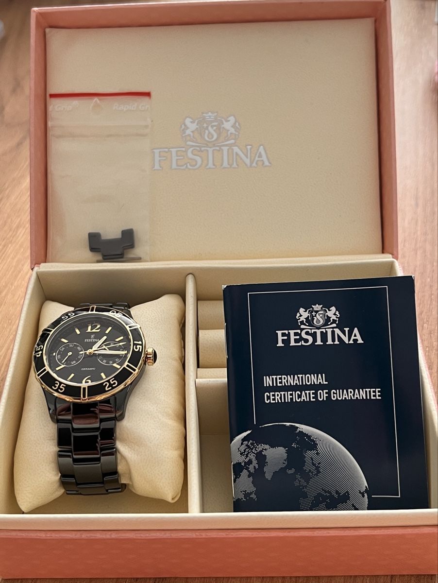 Festina Orologi: Festina Ceramic Lady Day-Date – Usato da Rebstein venduto da gimmma