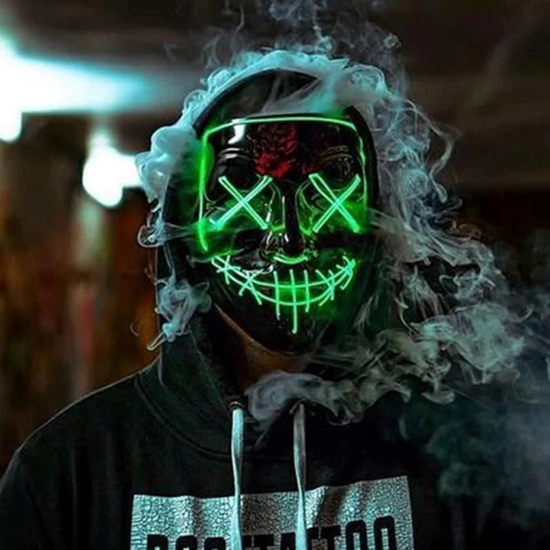 Maschere: Masque Led de fête d'halloween – Nuovo e nell'imballaggio originale da Gurmels venduto da shopathome