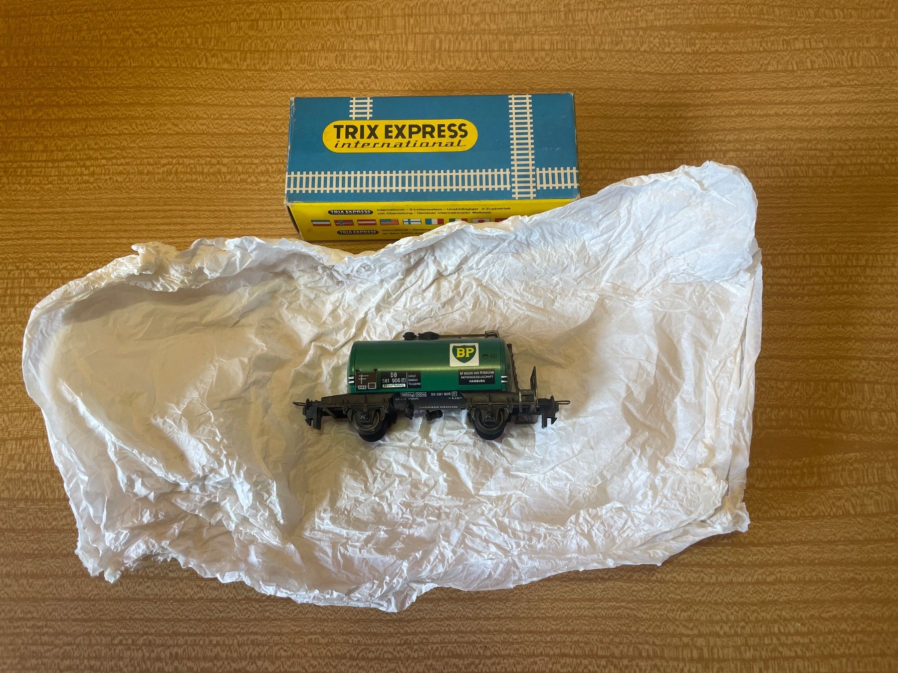 Trix Modelleisenbahnen: Trix Express H0 3632 Tankwagen BP, DB – Gebraucht aus Suhr von Daneli7 4