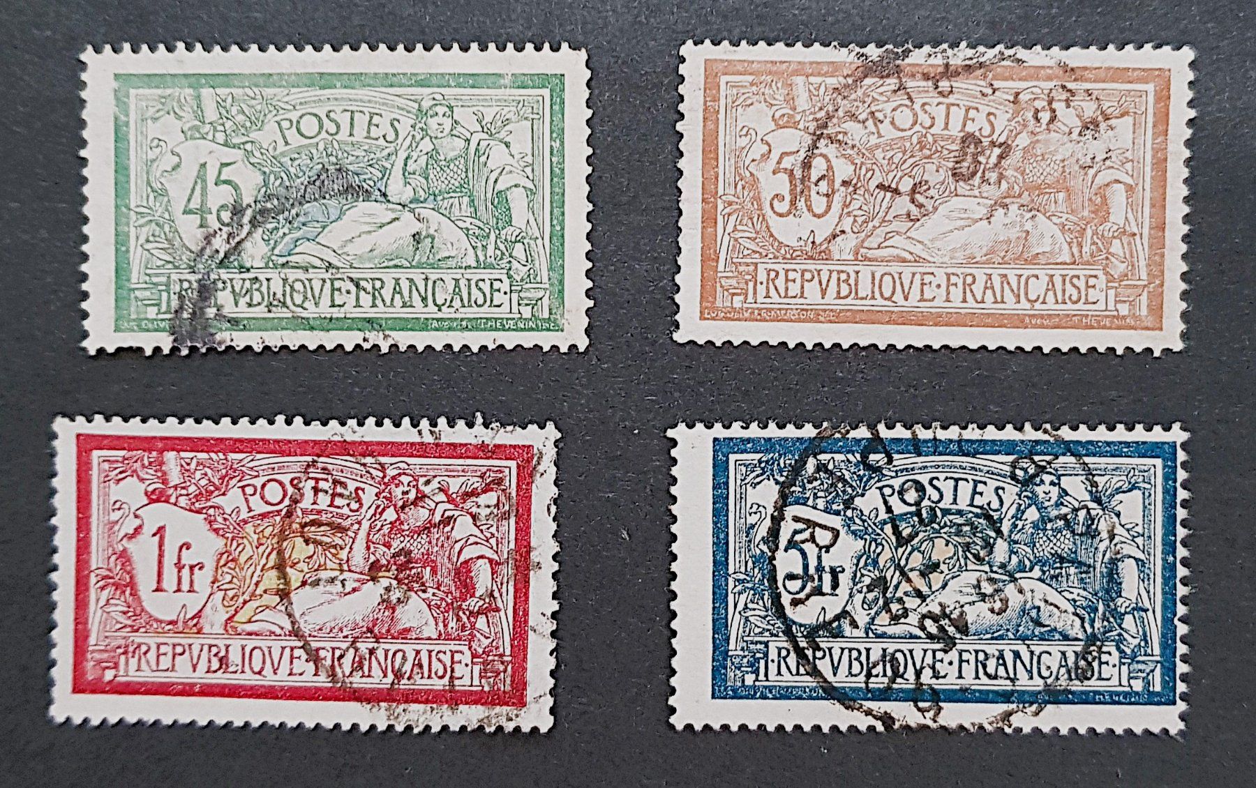 Tous les timbres: Frankreich 1900 und eine Marke 1906 – D'occasion à Winterthur par Saba1972
