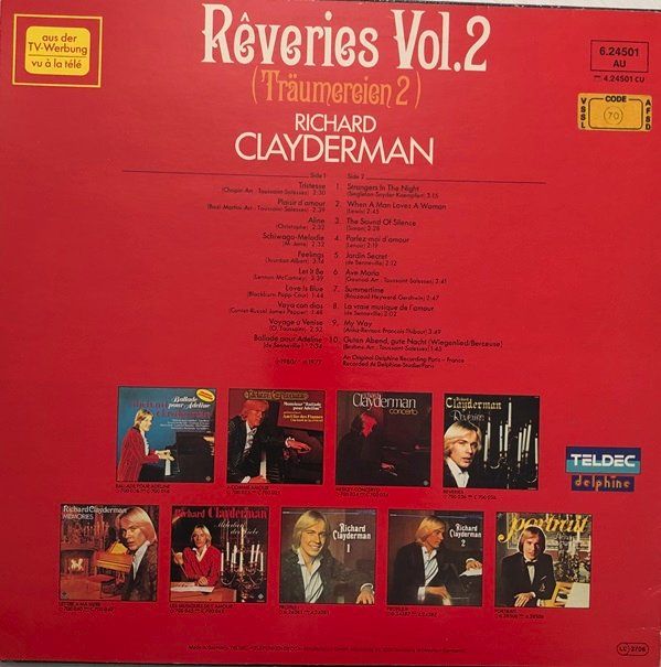 Dischi in vinile: 4x LP’s Richard Clayderman – Usato da Grüningen venduto da azulmarron 4