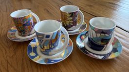 4 Rosenthal Espressotassen Studio-Linie guter Zustand