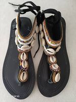 Maasai Afro-Sandalen für Damen, Größe 39, neu