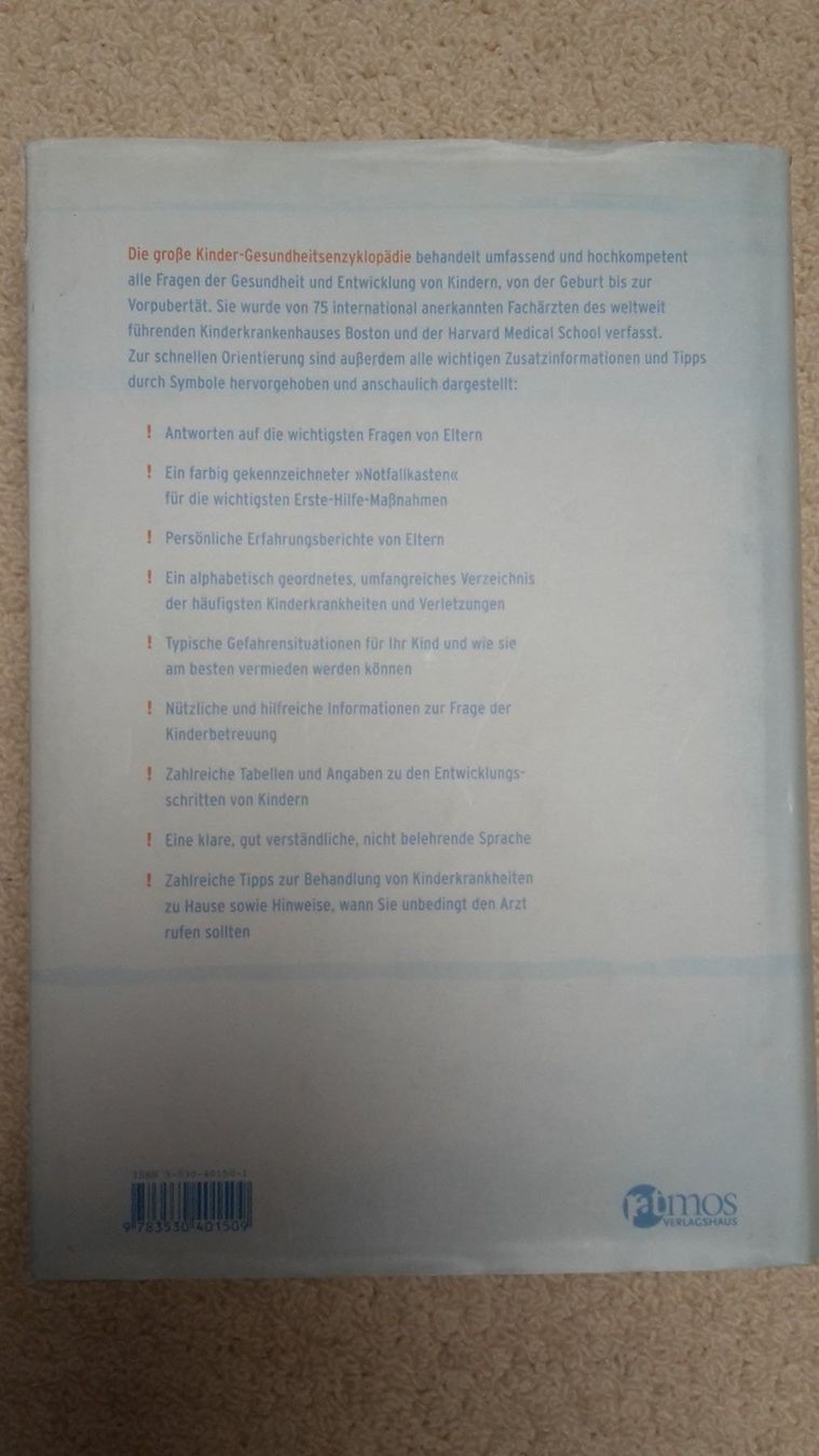 Libri: Grosse Kinder Gesundheits Enzyklpädie – Usato da Sempach venduto da Outletinoo 1