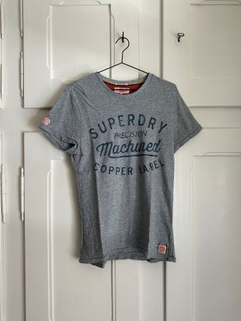 SUPERDRY - T-Shirt grau meliert M