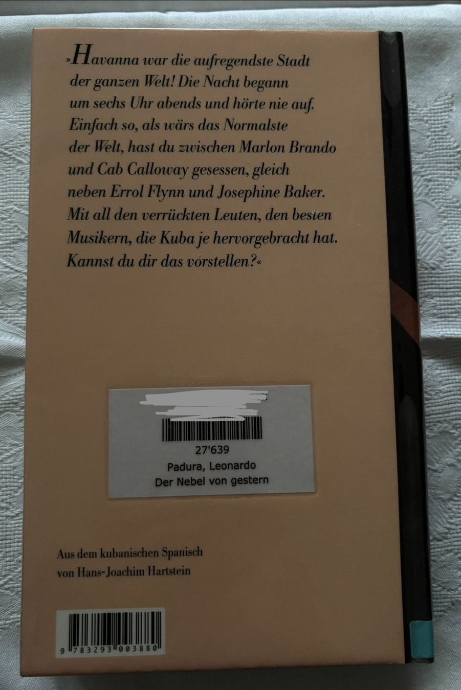 Libri: Der Nebel von gestern - Leonardo Padura – Usato da Interlaken venduto da Poeschtli 1