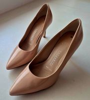Elegante, wenig getragene, nudefarbene LAZZARINI Pumps
