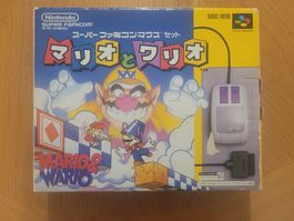 Mario & Wario OVP Complete SNES Super Famicom Japan