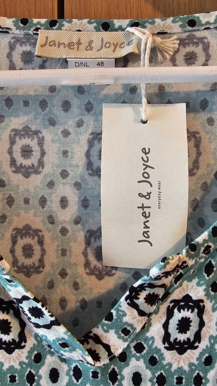 T-shirt: NEU Longshirt Janet & Joyce, Grösse 48  – Nuovo e nell'imballaggio originale da Arbon venduto da Flyaway8 1