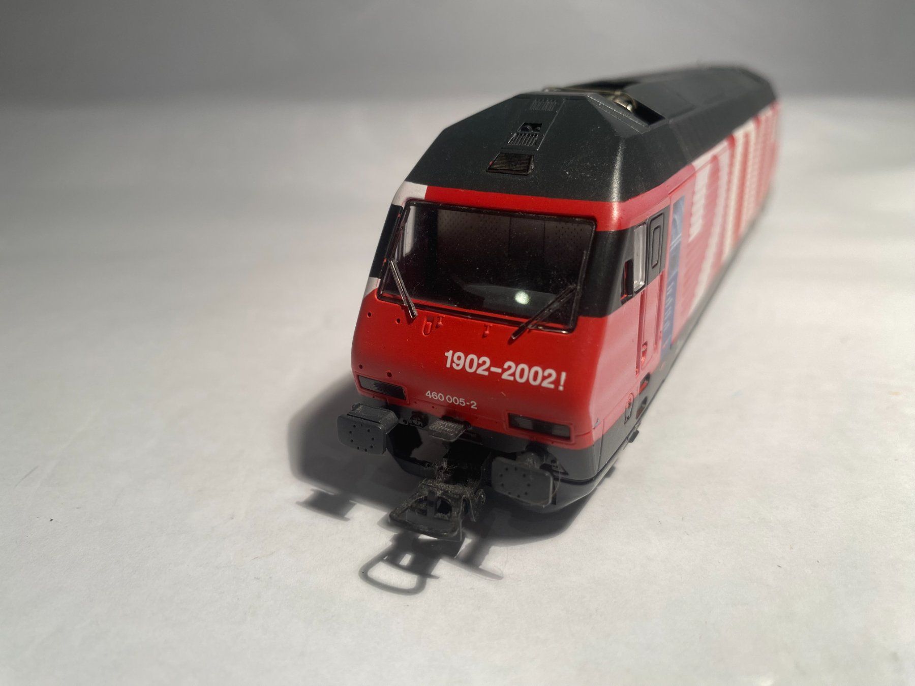 Roco Modelleisenbahnen: ROCO E-Lok SBB RE460 JUBI POST rot, DC ANALOG – Gebraucht aus Buchrain von Modellbahn11 5