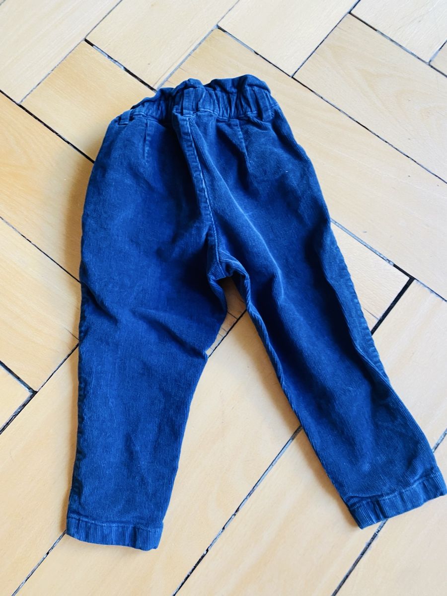 Pantaloni: Hose Cord Petit Bateau Blau – Usato da Zürich venduto da petitedame 2
