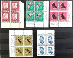 1953 Pro Juventute Viererblöcke Satz Postfrisch **