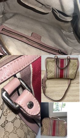 Gucci Tasche (Pinke Streifen)