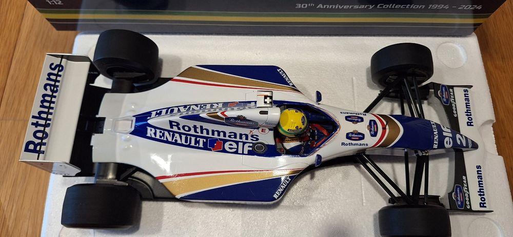 Williams FW16 Ayrton Senna F1 Mit Rothmans Decals 1:12 (Neu und ...