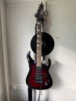 Cort X-11 E-Gitarre – EMG Pickups – Rot/Schwarz