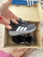Adidas Toddler Shoes Size 4K - Black and White Style!
