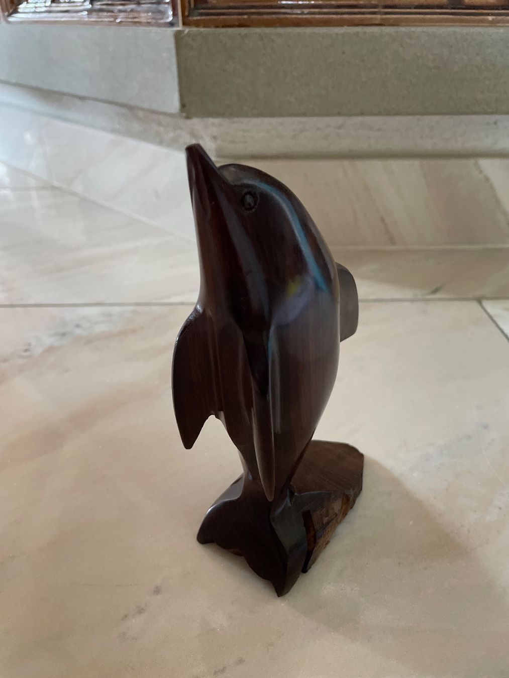 Skulpturen & Statuen: Holzfigur geschnitzt, Delfin – Gebraucht aus Neuheim von discovery27 3