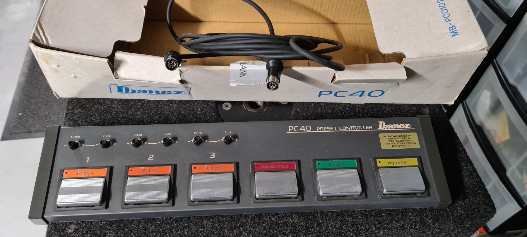 Ibanez Strumenti musicali: Ibanez PC40, Preset Controller, Footswitch  Vintage !!! – Usato da Wallisellen venduto da Roci1 1