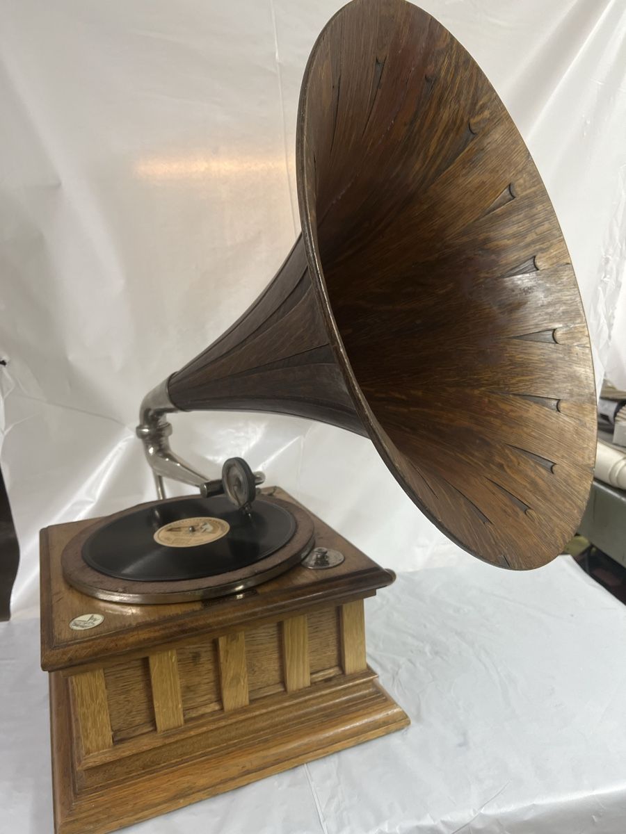 Giradischi: Grammophon mit Holztrichter – Usato da Urnäsch venduto da Ursjack 8