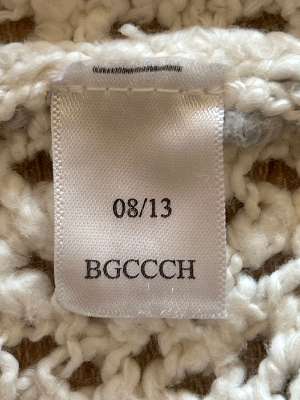 Maglioni & Felpe: Damen Strickpullover gestreift ecru / grau – Usato da Brunnen venduto da Nala2929 5