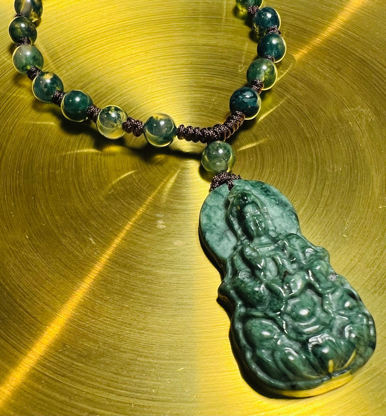 Anhänger: SERPENTIN Edelstein ...mit Echtheit Zertifikat – Neu (gemäss Beschreibung) aus Zürich von stock4you