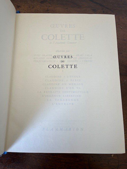 Libri: Oeuvres de Colette - 3 volumes – Usato da Gland venduto da chr_h8qc 2