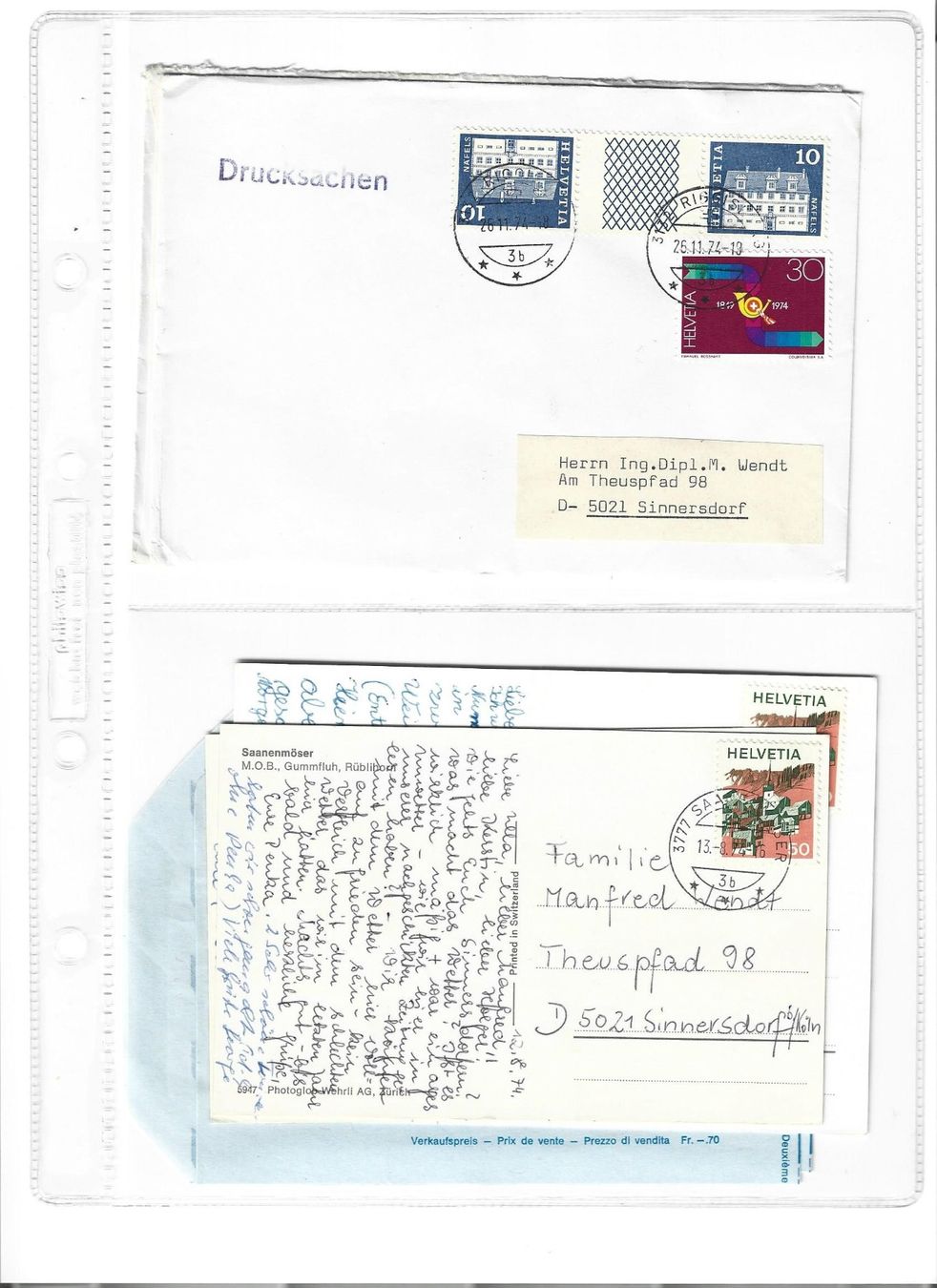 Tutti i francobolli: 10 lettres 10 Buchstaben – Usato da Delemont venduto da toutdubon11 8