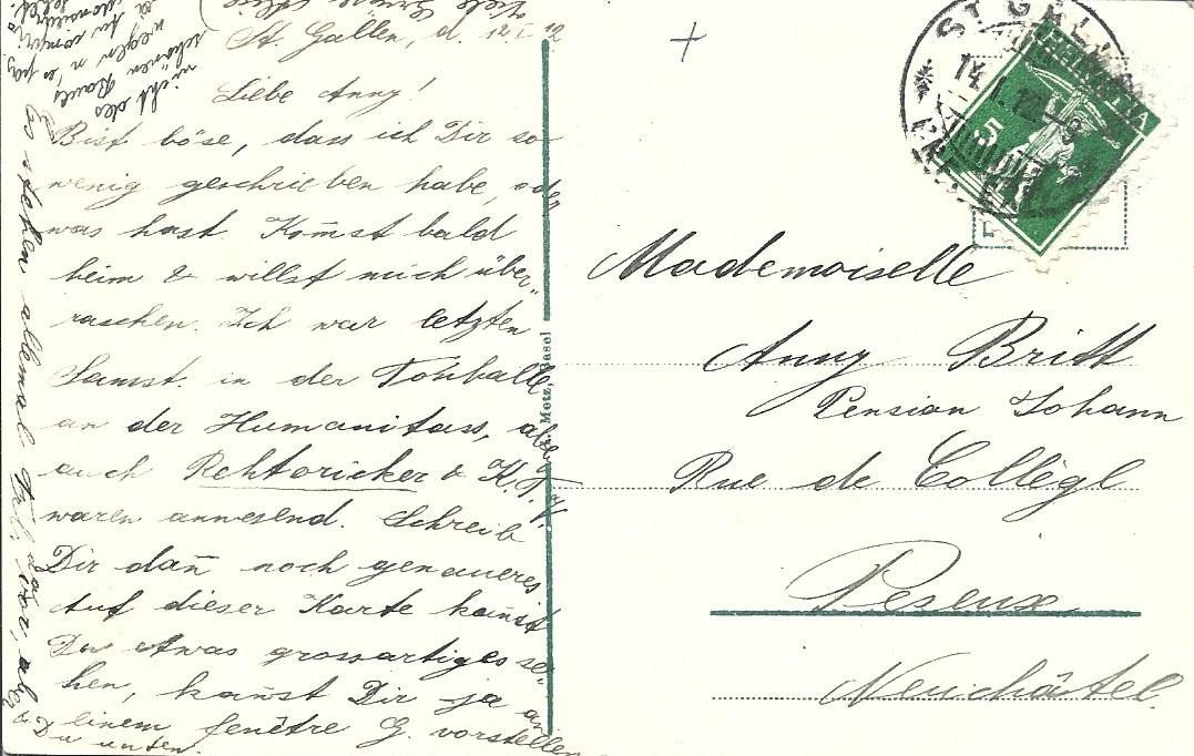 Cartoline postali: AK  St.Gallen – Usato da Appenzell venduto da mai25 1