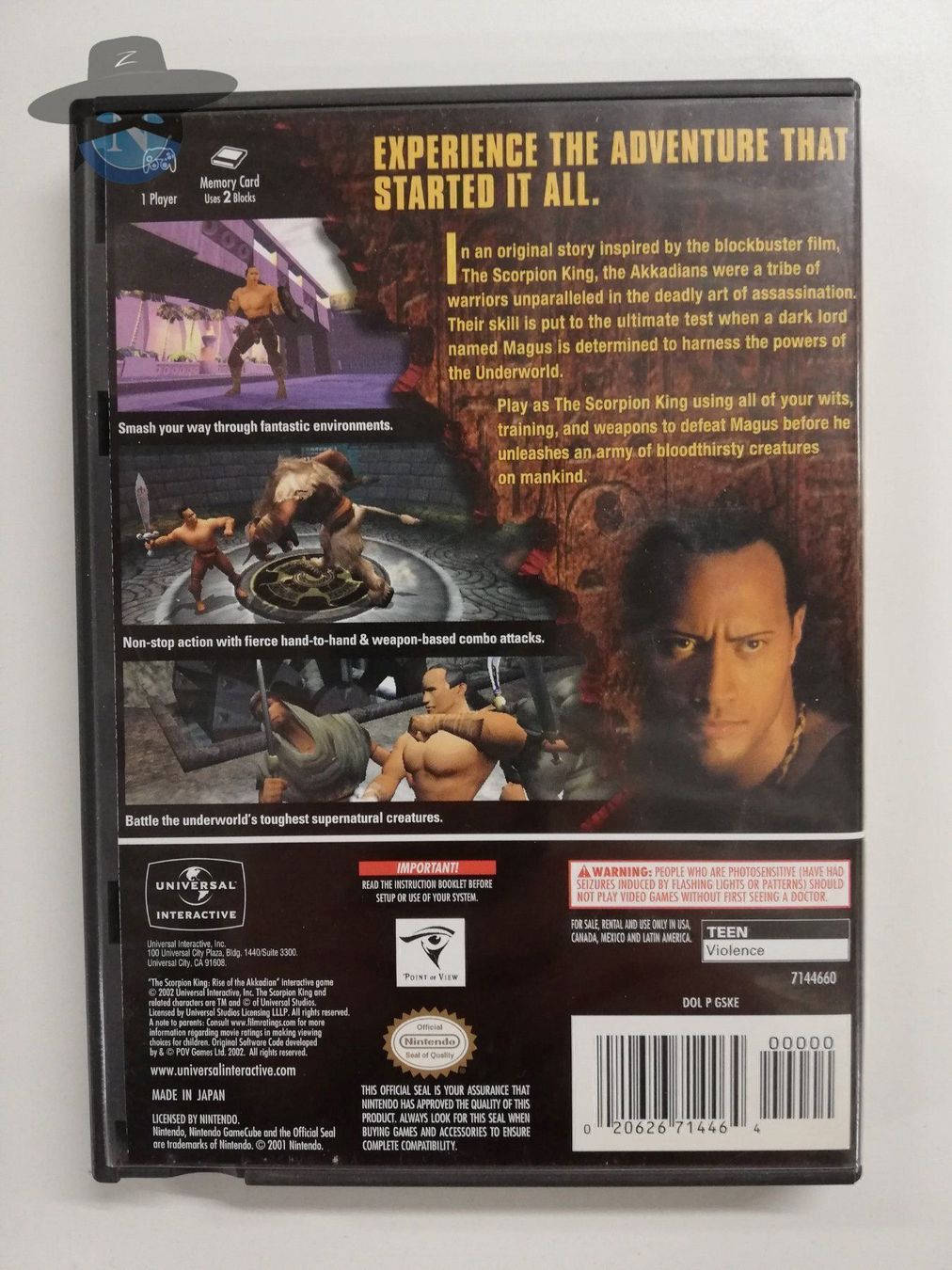 Giochi: Scorpion King           / USA / Gamecube – Usato da St. Gallen venduto da zorro_dc 1