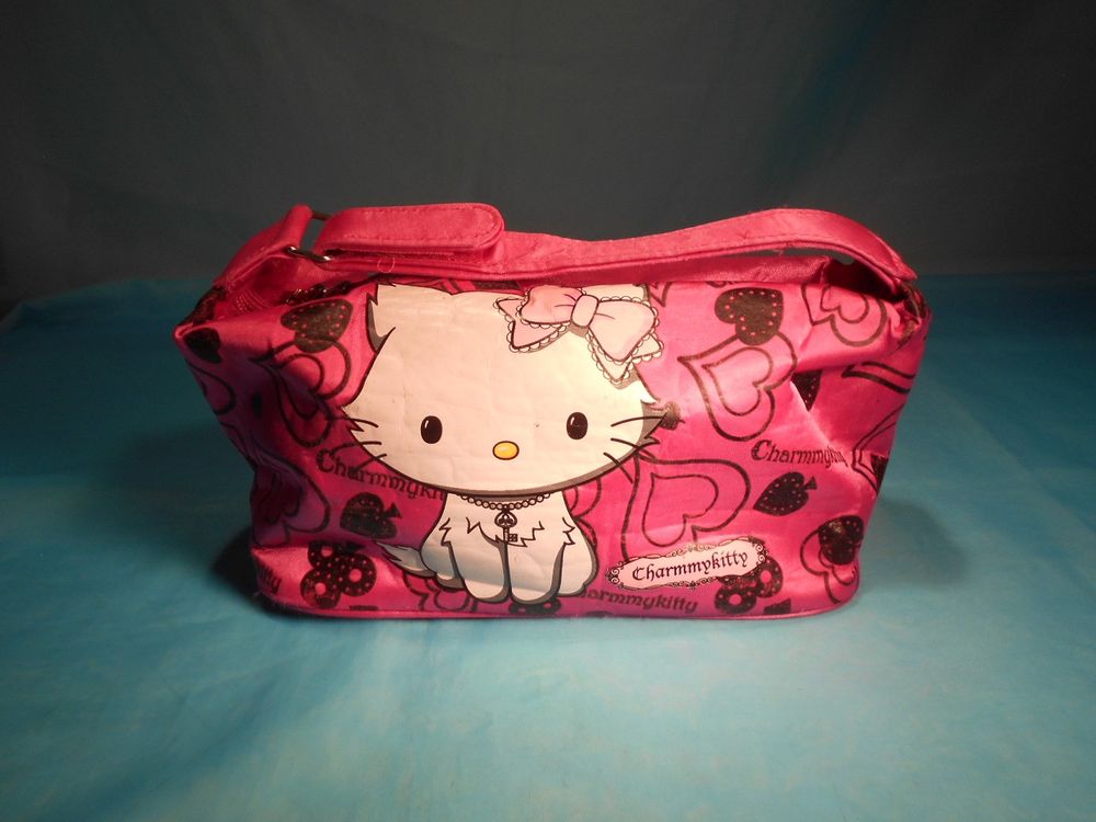 Hello Kitty Rucksack Mit Kordelzug – Rosa Vlies, Schleifenmuster, Für Kinder & Fans