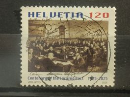 2025 100 Jahre Verträge von Locarno Vollstempel