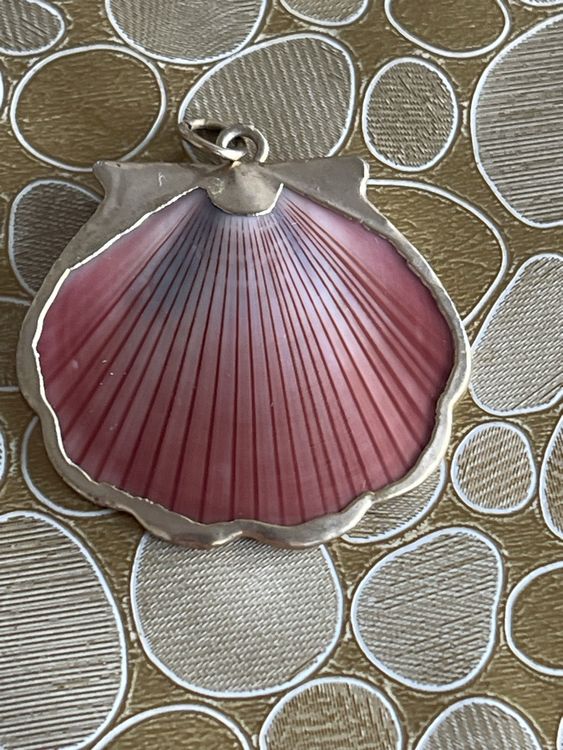 Collier Vintage Rose En Ambrolithe Véritable - Longueur 64 Cm - Occasion