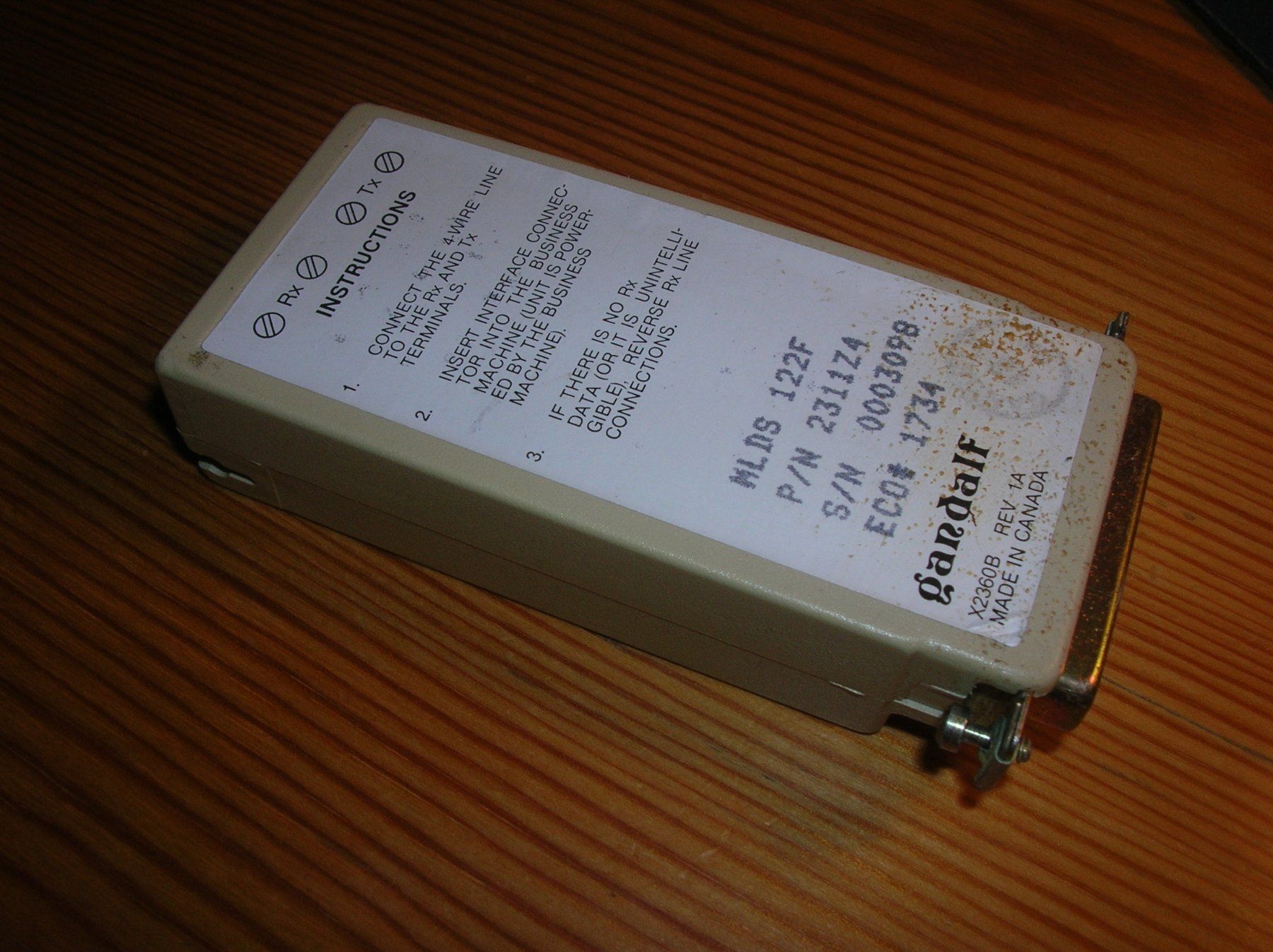 Laufwerke & Adapter: Gandalf mLSD122F Asynchronous Local Data Set – Gebraucht aus Nussbaumen AG von mue_yk8t 3