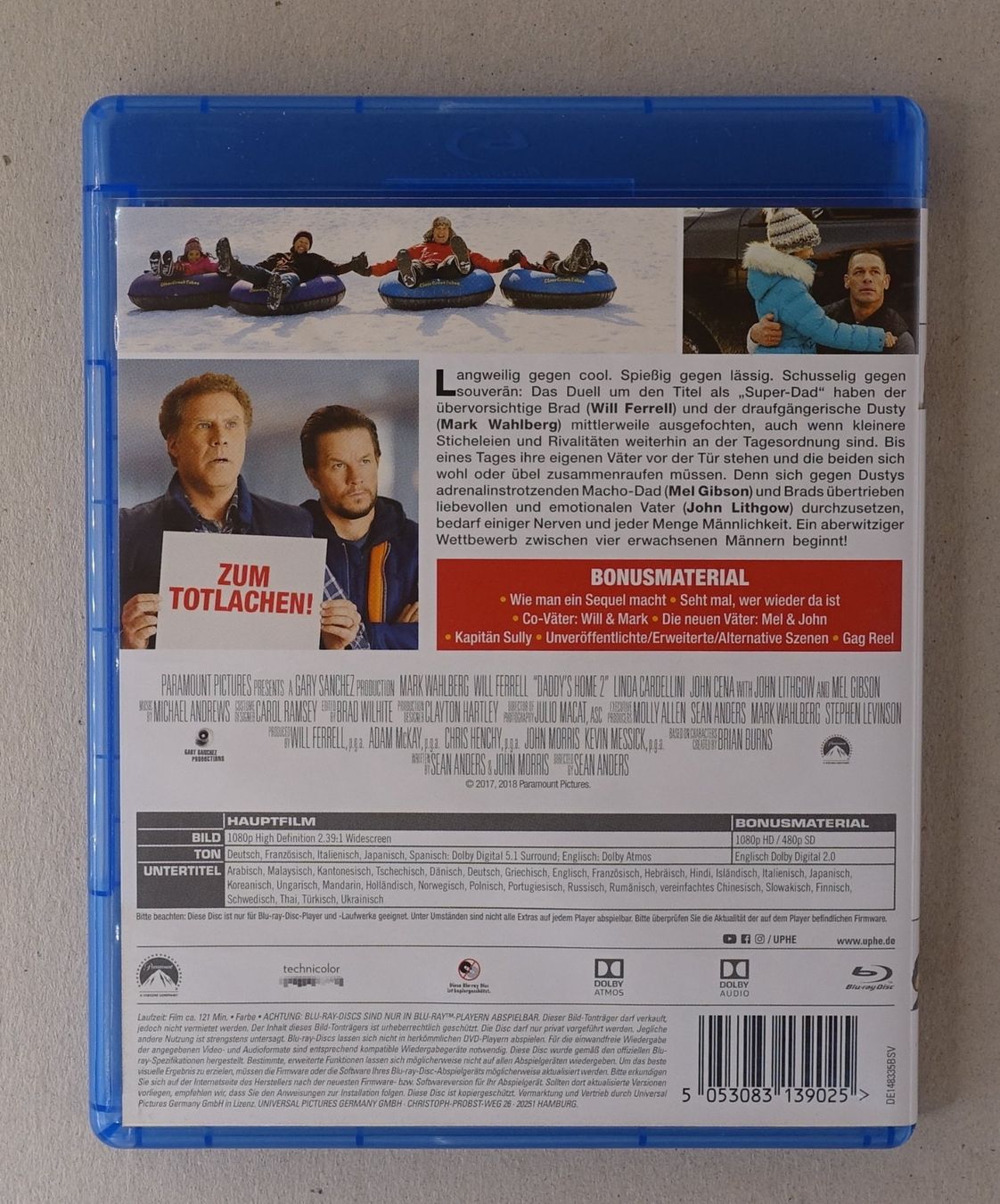 Tutti i DVDs: Daddy's Home 2 - Mehr Väter, mehr Probleme! – Usato da Sessa venduto da fraenklishop 1
