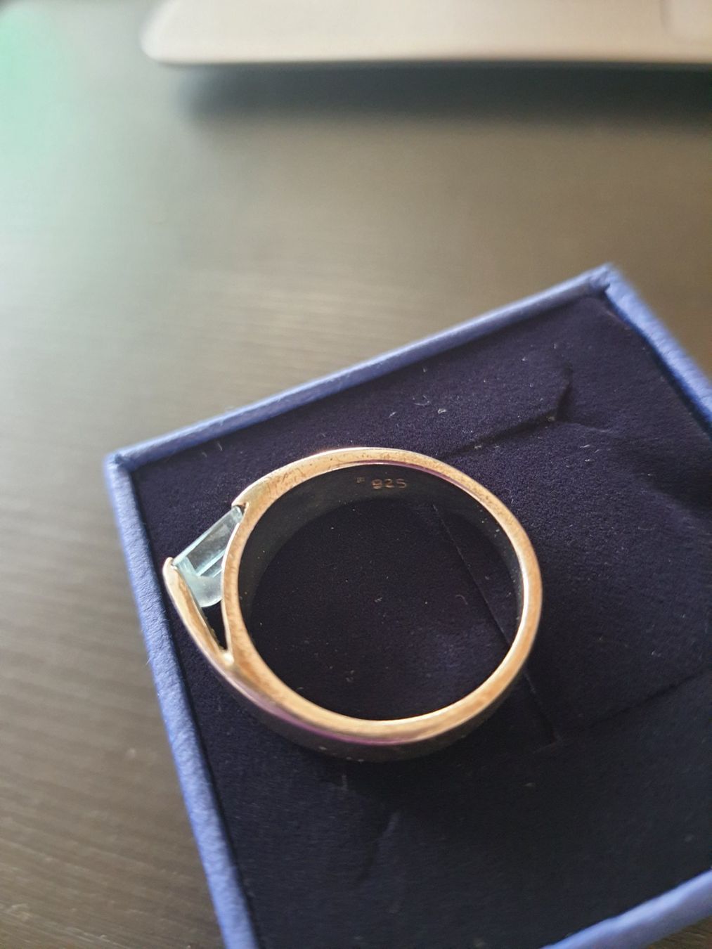 Anelli: Ring Silber 925 mit Aquamarin Stein – Usato da Zollikerberg venduto da Sell-Buy-it 1